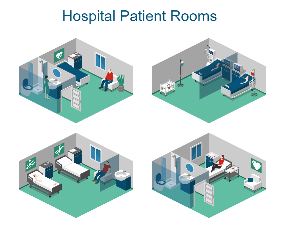 hospital room design layout