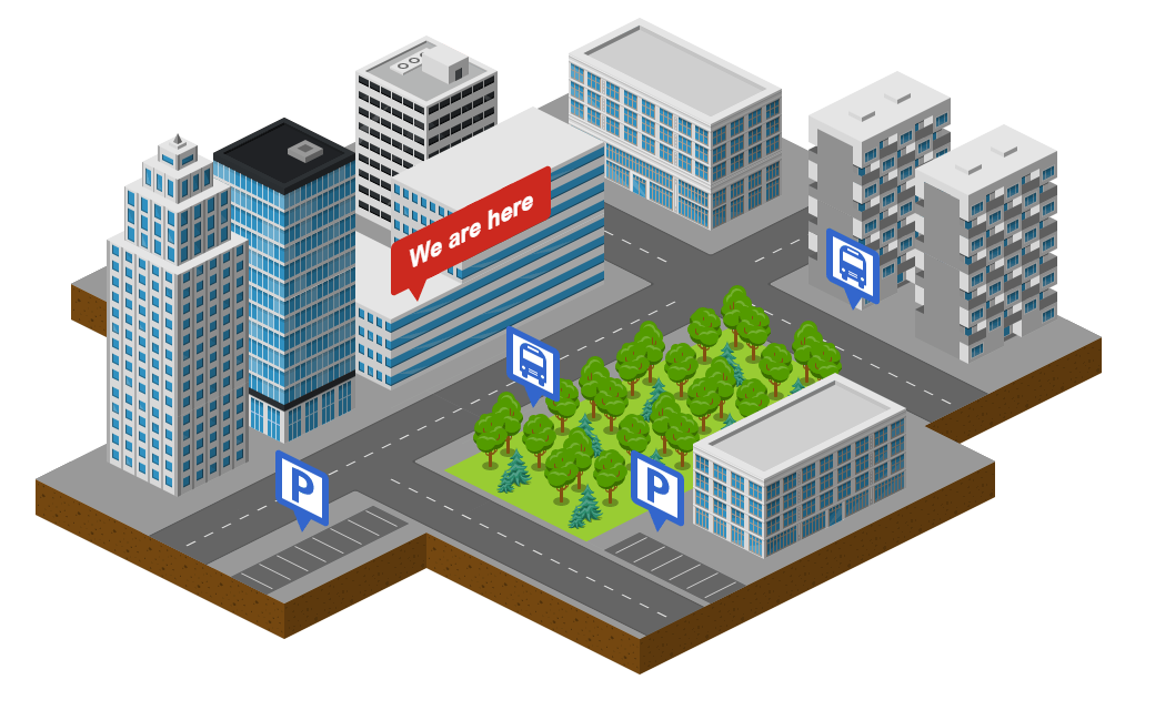 Isometric Map Template