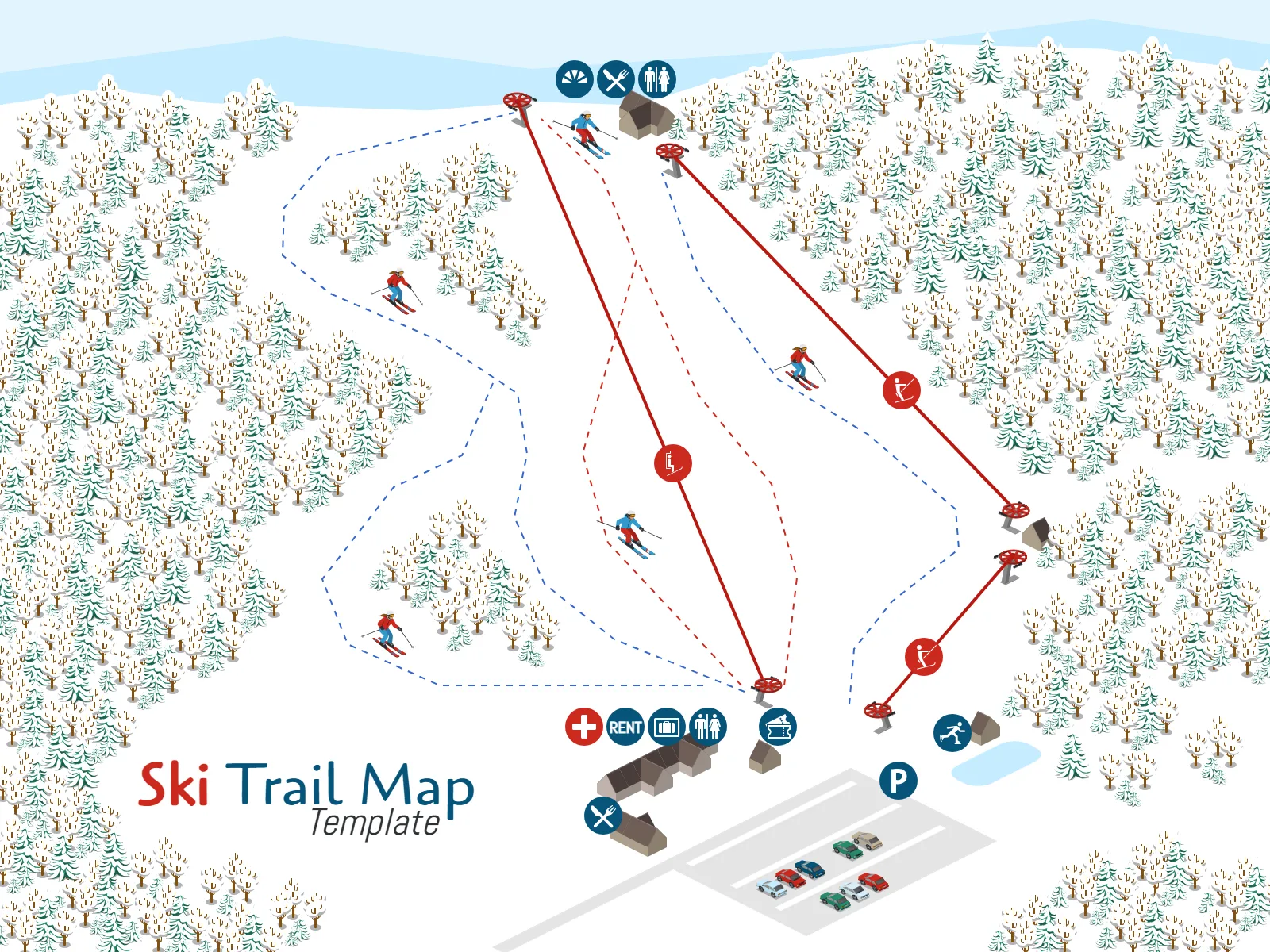 Ski Trail Map