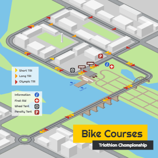 Bike Courses Map