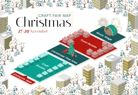 Christmas Craft Fair Map