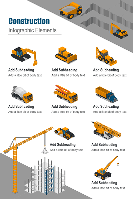 Construction Infographic Elements