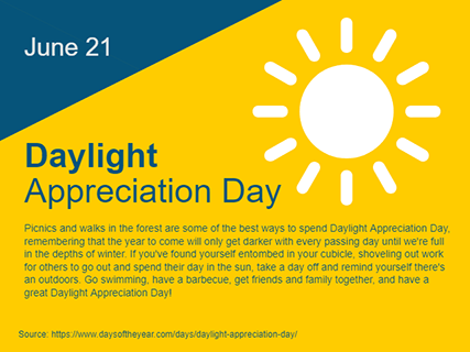 Daylight Appreciation Day