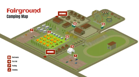Fairground - Camping Map