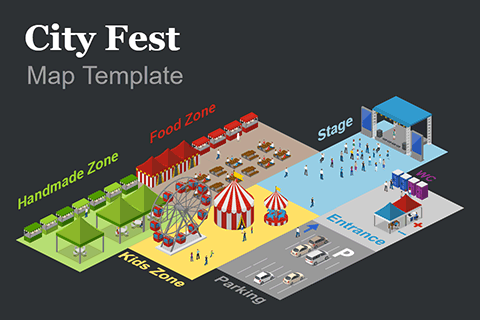 City Fest map