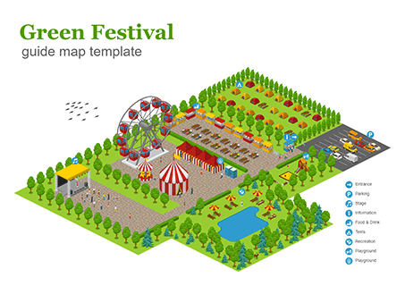 Green Festival Guide Map