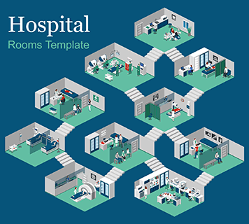 Hospital Rooms Template