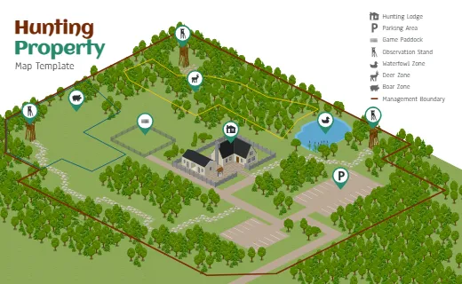 Hunting Property Map