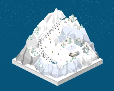 Isometric Ski Resort