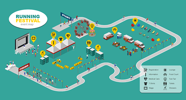 Running Festival Map
