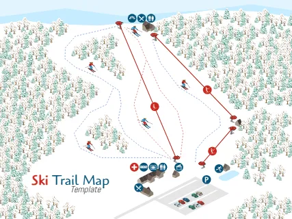 Ski Trail Map