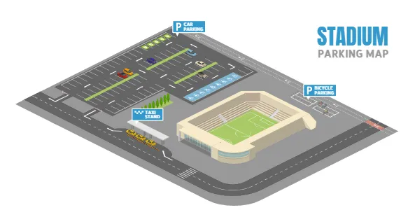 Stadium Parking Map