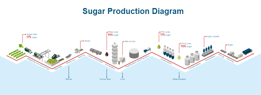 Sugar Production Diagram