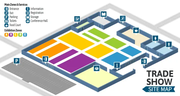 Trade Show Site Map