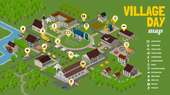 Village Day Map
