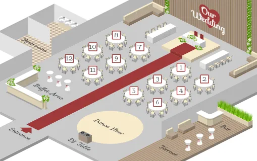 Wedding Seating Layout