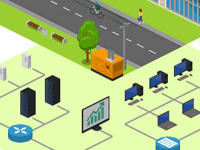 A schematic representation of the SPM infrastructures.